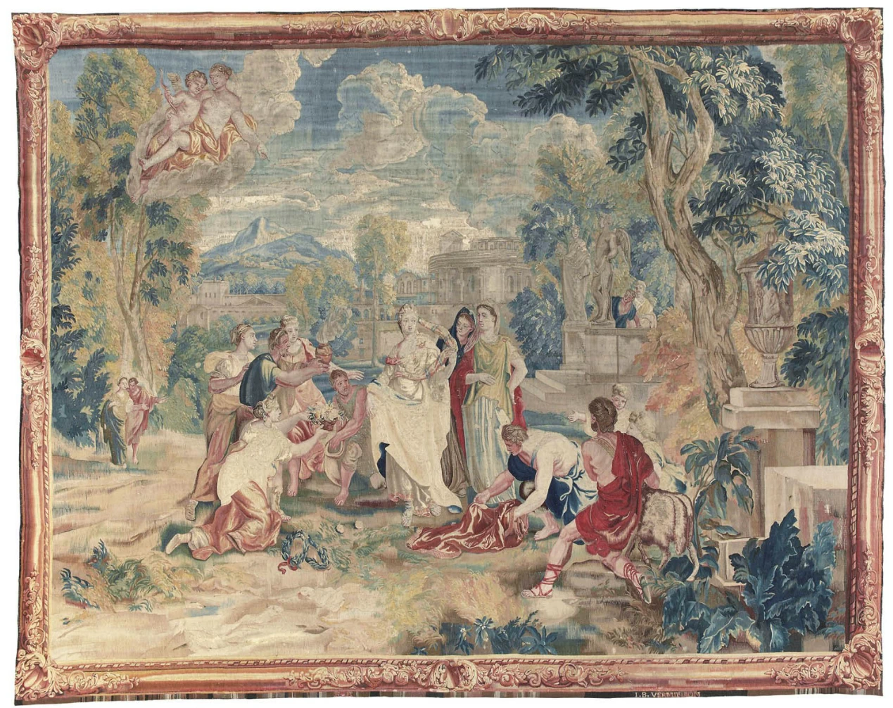 Psiche riceve l'omaggio del popolo